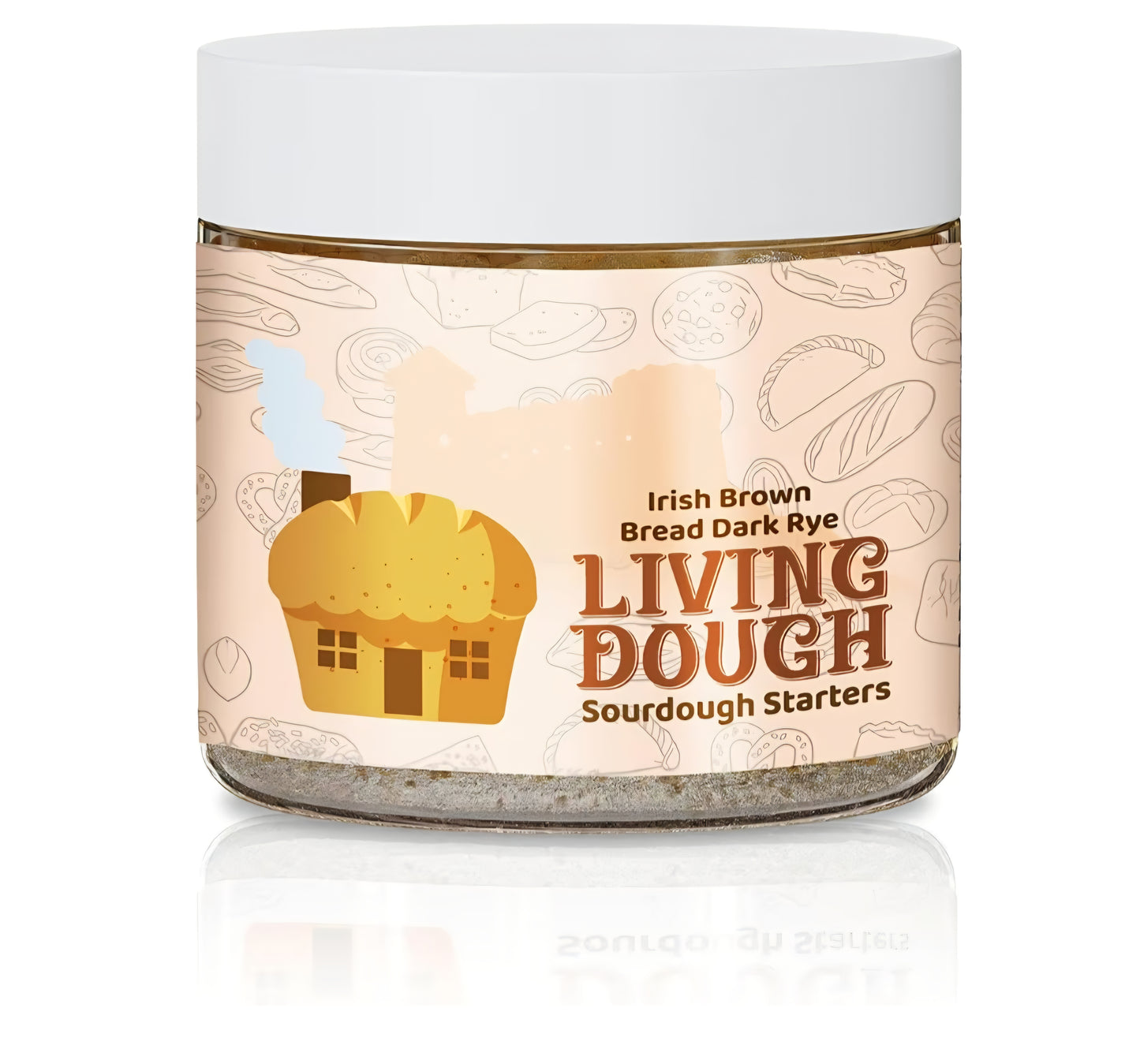 Irish Brown Bread Dark Rye Sourdough Starter Culture - Active & Live Organic Sourdough Starter