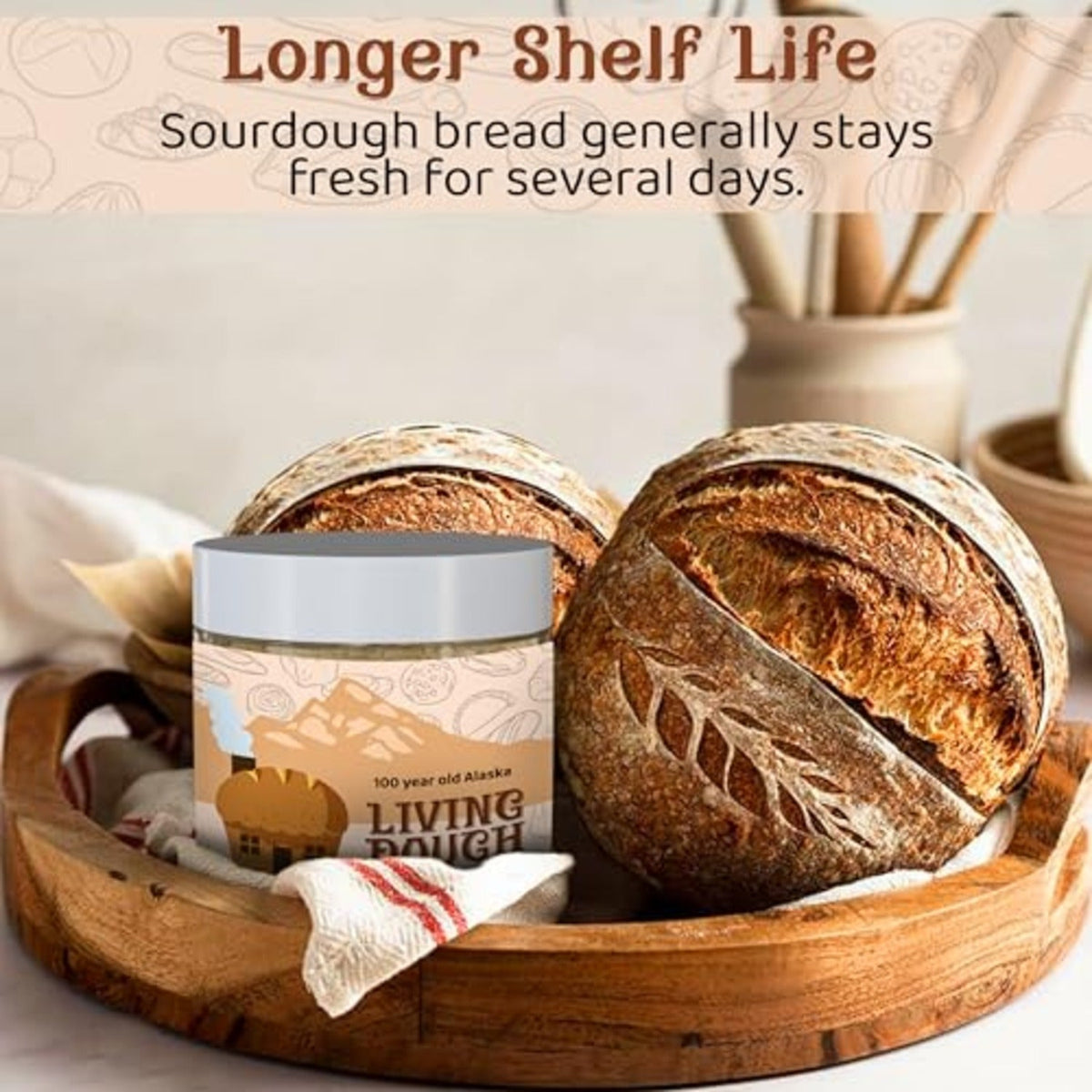 Living Dough 100-Year Alaska sourdough starter – image 5
