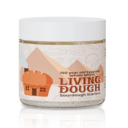 Living Dough 150-Year Egyptian whole wheat sourdough starter – image 1
