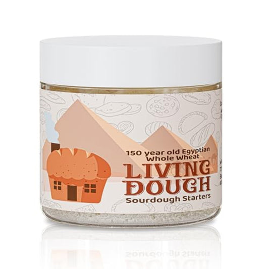 Living Dough 150-Year Egyptian whole wheat sourdough starter – image 1