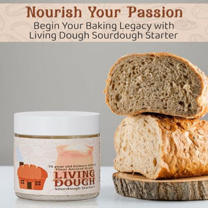Living Dough 75-Year Einkorn sourdough starter – image 3