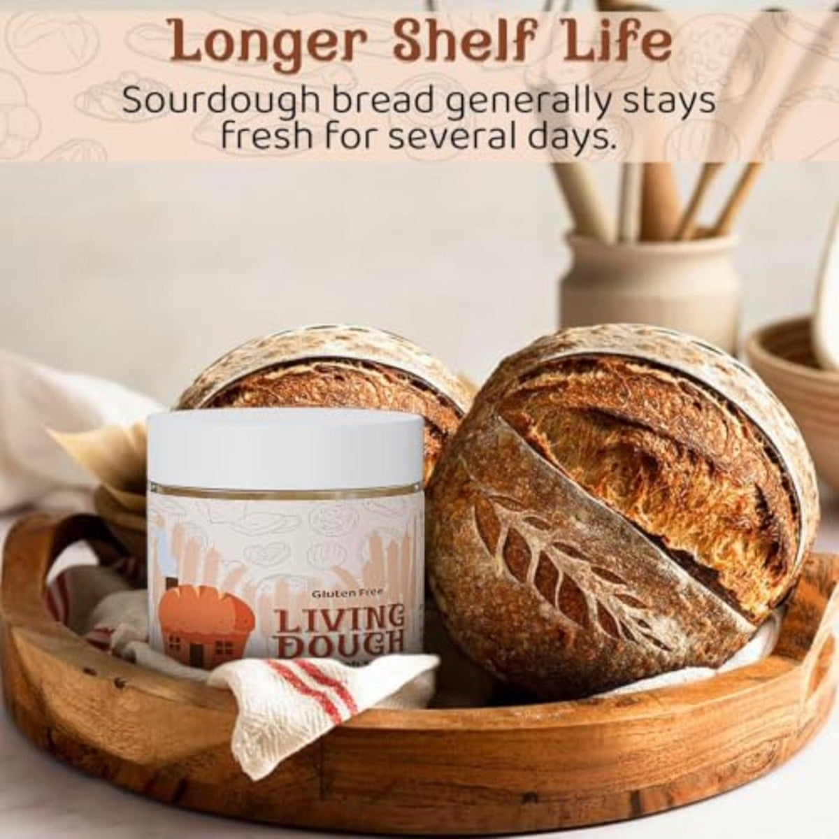 Living Dough gluten-free sourdough starter – image 5