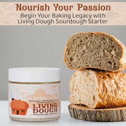 Living Dough 120-Year Jewish rye sourdough starter – image 3