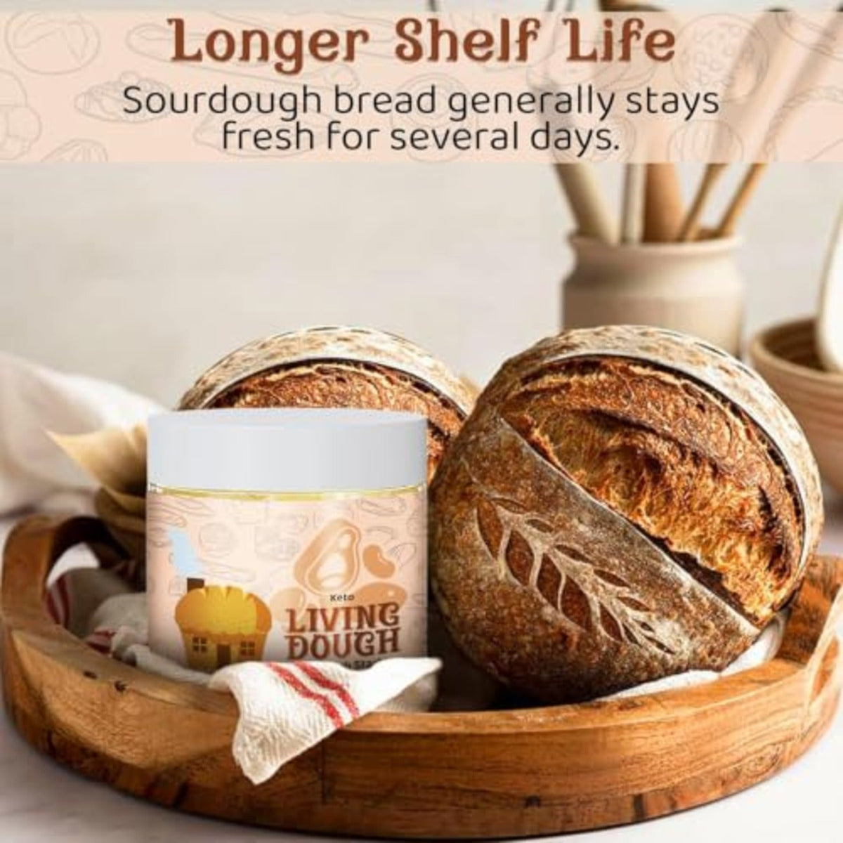 Living Dough keto sourdough starter – image 5