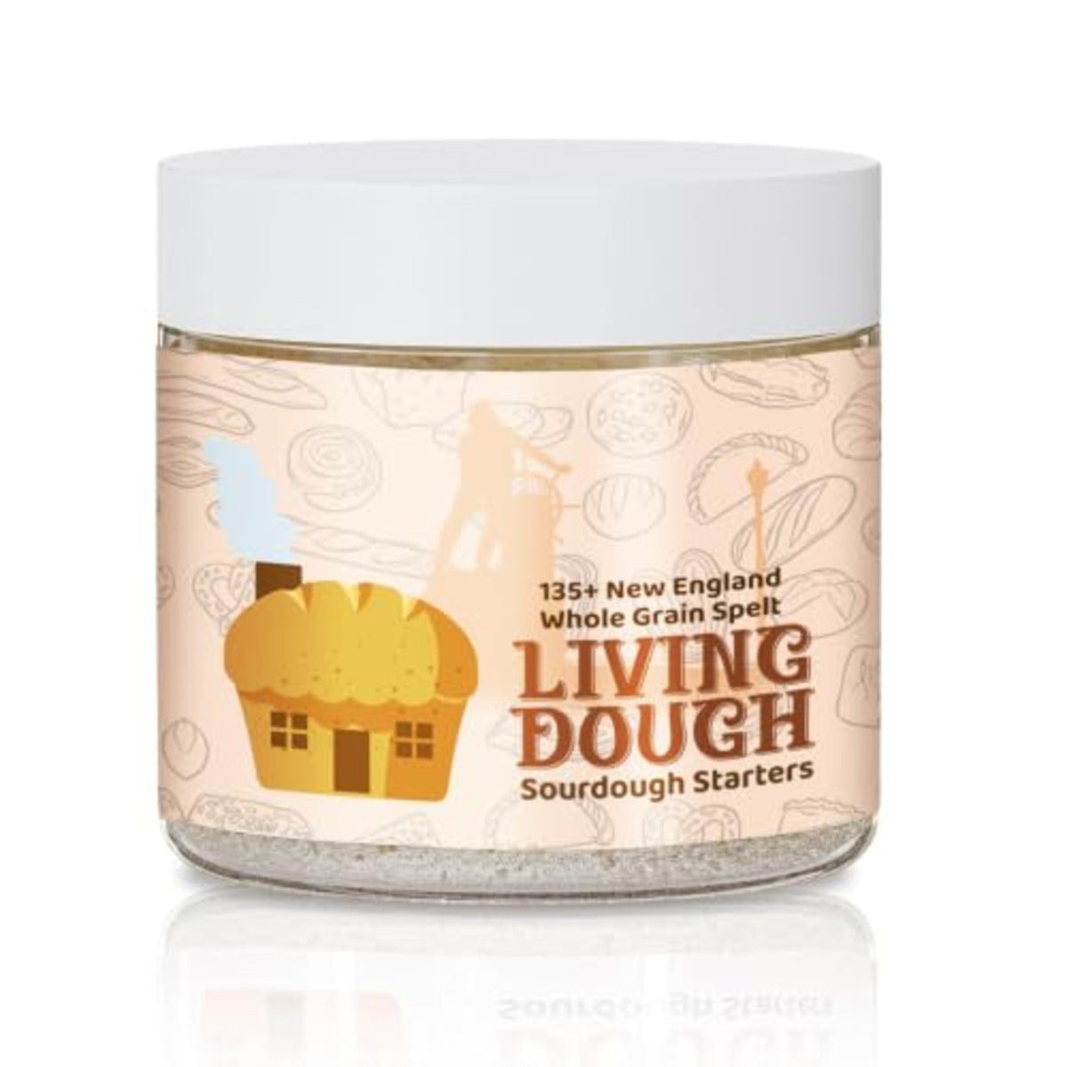Living Dough 135-Year New England spelt sourdough starter – image 1